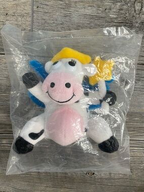 Kraft Cheese Singles Dairy Fairy Plush Cow Mascot 1990’s NIP